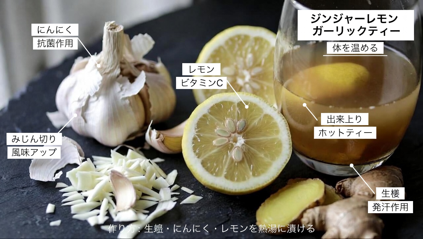 簡単な就寝前の習慣：心臓の健康維持をサポートするニンニク・レモン・ショウガの混合物を探る