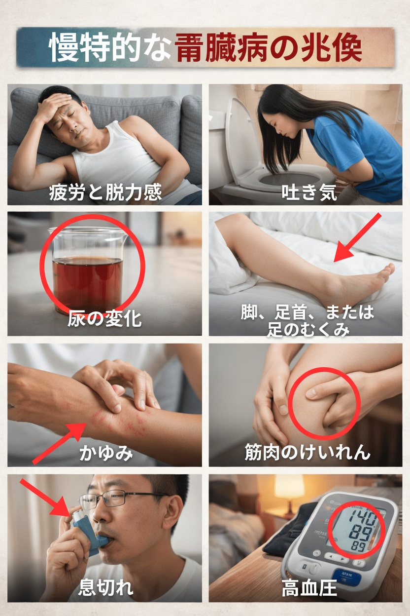 今日知っておくべき、見逃してはいけない腎臓の健康問題の早期警告サイン