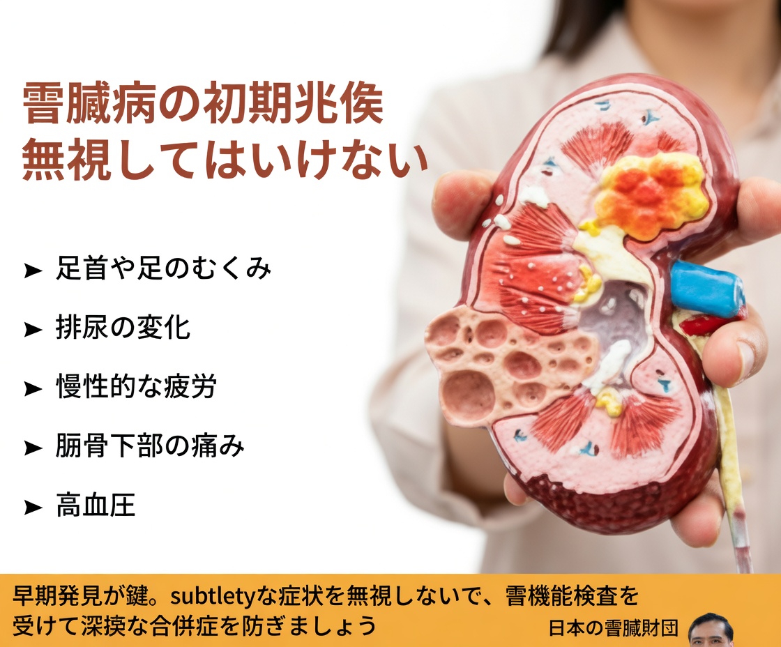 今日知っておくべき、見逃してはいけない腎臓の健康問題の初期警告サイン