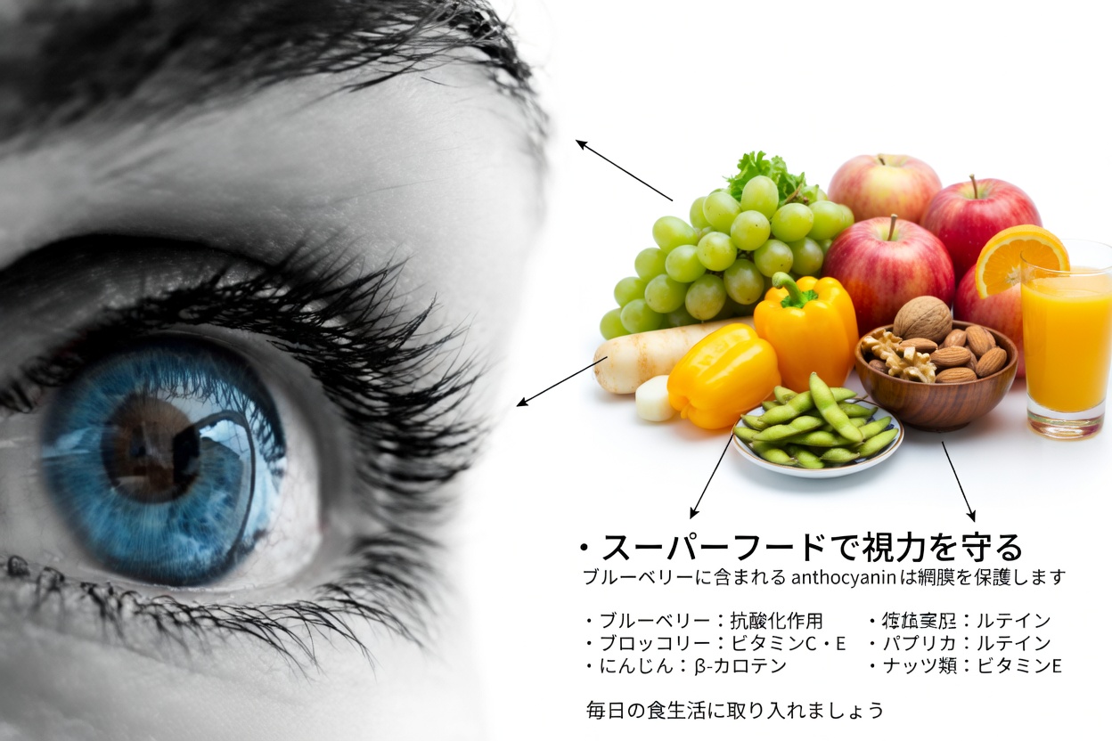 後年における目の健康に栄養が重要な理由