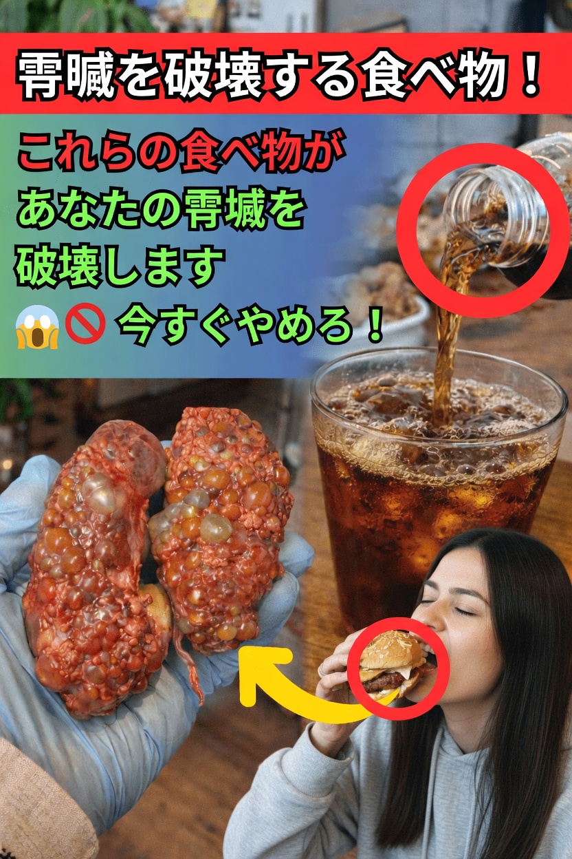 これらの日常的な食品が腎臓に余計な負担をかけている？注意すべきポイントをチェック！