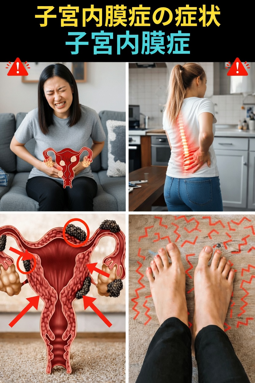 毎日見過ごしているかもしれない子宮内膜症の13の警告サイン