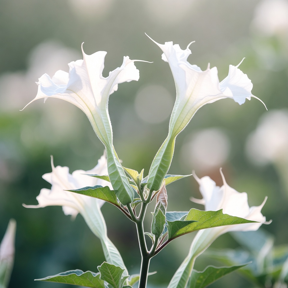 チョウセンアサガオ:謎に包まれたトゲリンゴの植物
