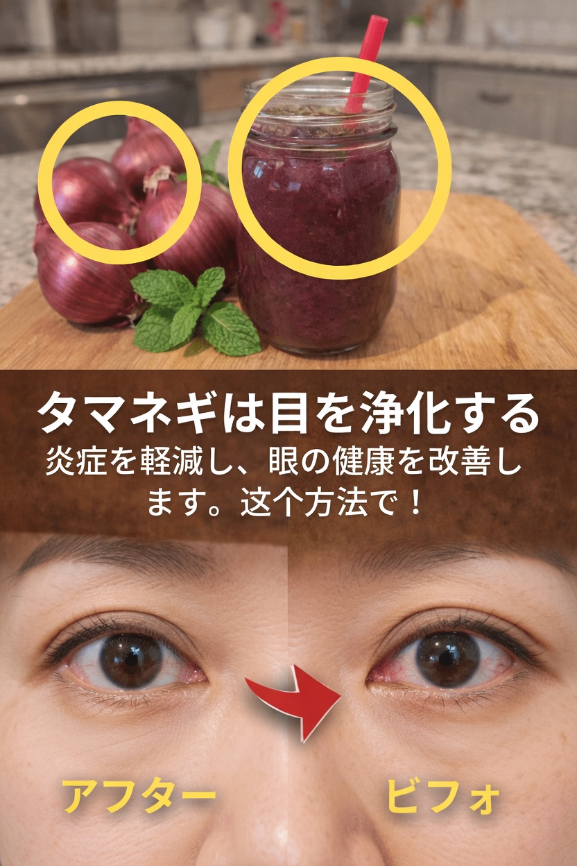 自宅で自然に視力を高める：玉ねぎが視力の健康と明瞭さをサポートする可能性とは