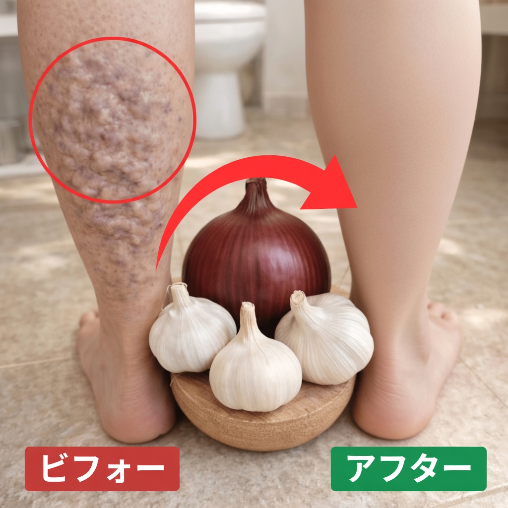 静脈の健康を自然にサポートする方法を探る:日常習慣におけるニンニクとタマネギの役割