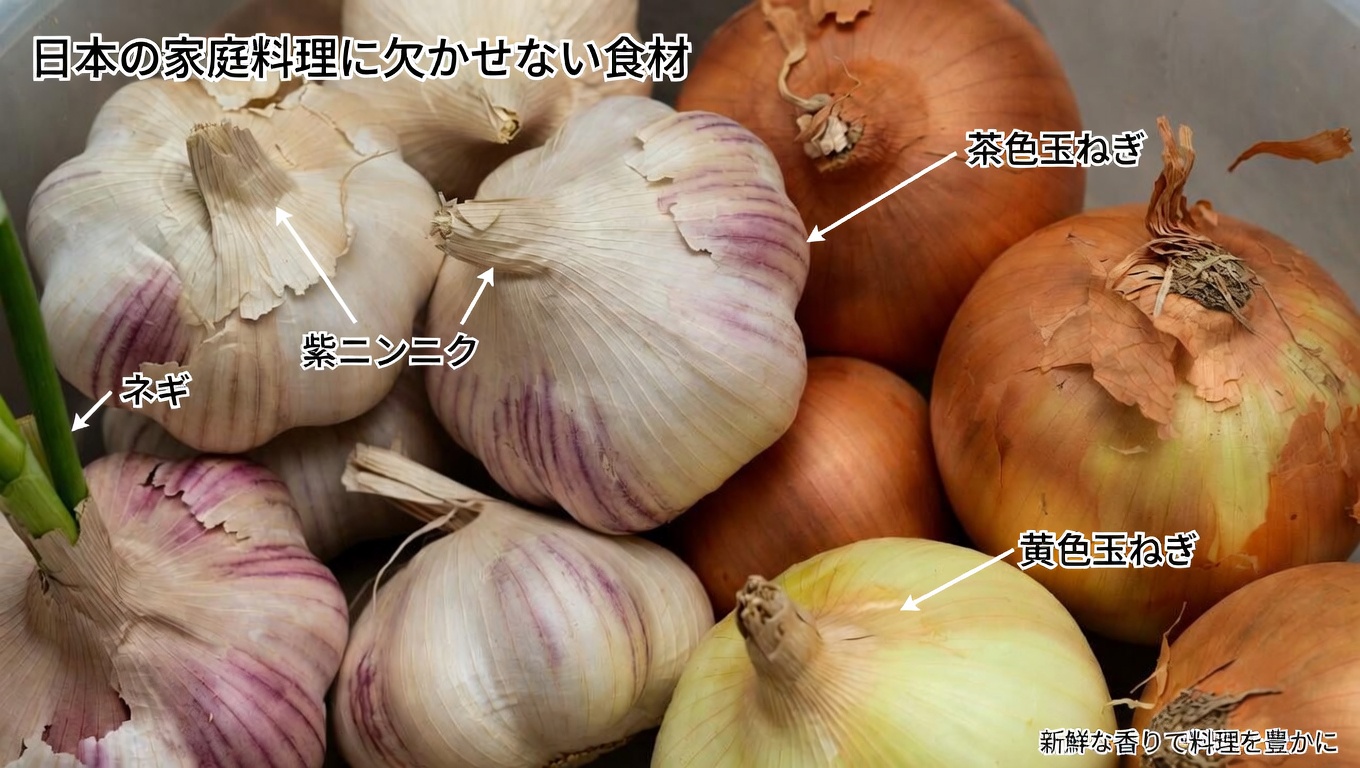 静脈の健康を自然にサポートする方法を探る:日常習慣におけるニンニクとタマネギの役割