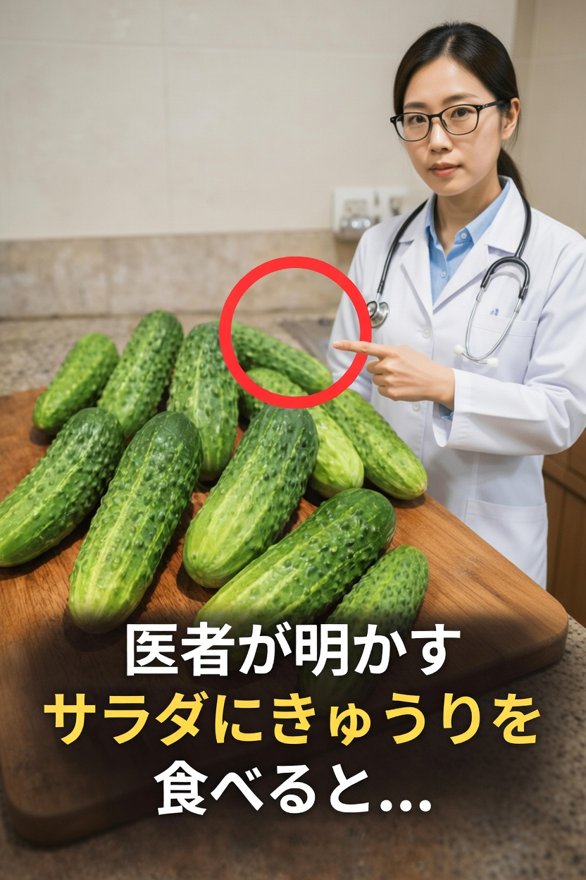 サラダにきゅうりを加えることが、毎日の健康をより良くするための最も簡単な習慣のひとつである理由