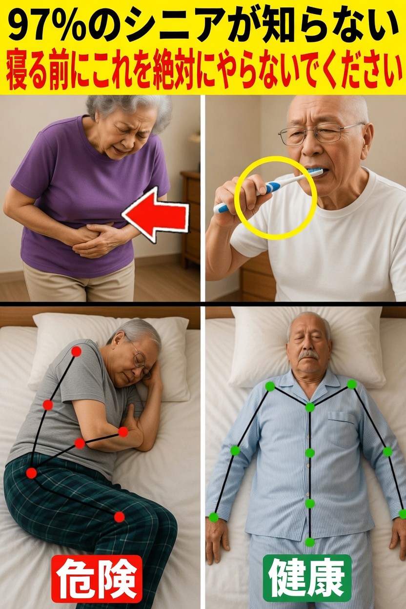 こうしたよくある寝る姿勢が高齢者を危険にさらしている? 今夜から試せる簡単な改善策