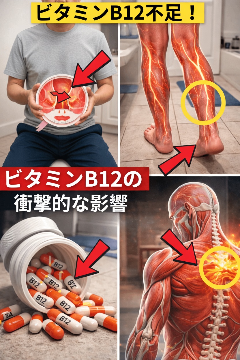 あなたの体がビタミンB12をもっと必要としているかもしれない8つの意外なサイン