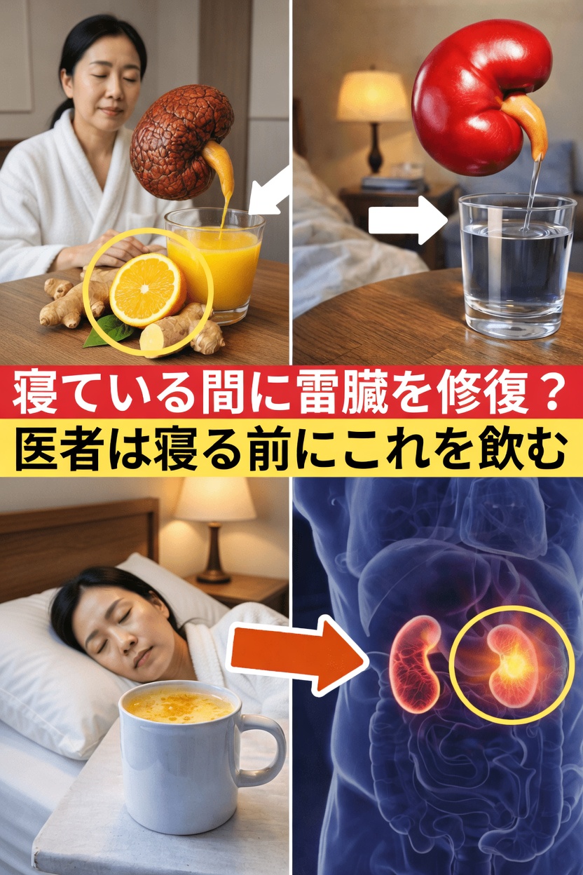 腎臓の健康と夜間の水分補給をサポートする可能性がある、就寝前の簡単な飲み物4選