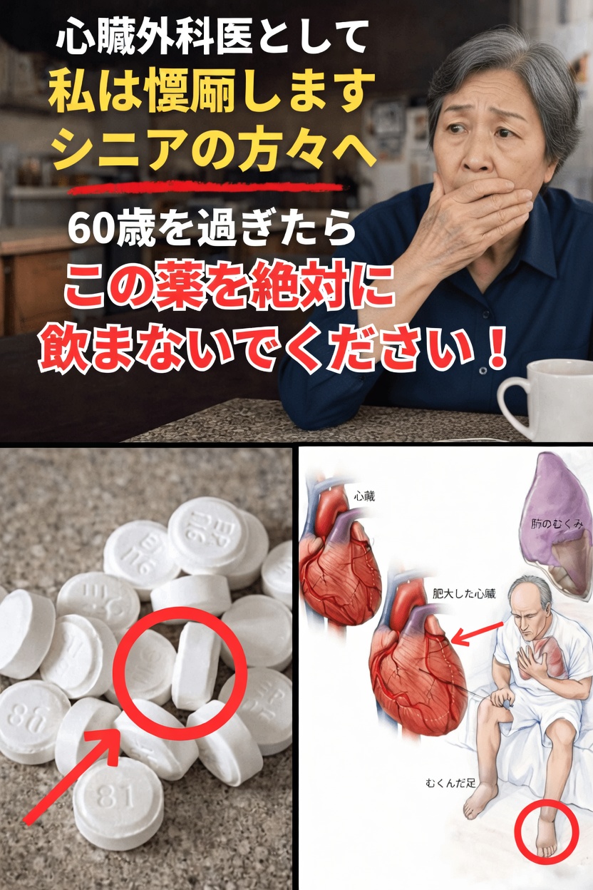 60歳以上の高齢者は、心臓の健康のためにどの一般用鎮痛薬に注意すべきですか?