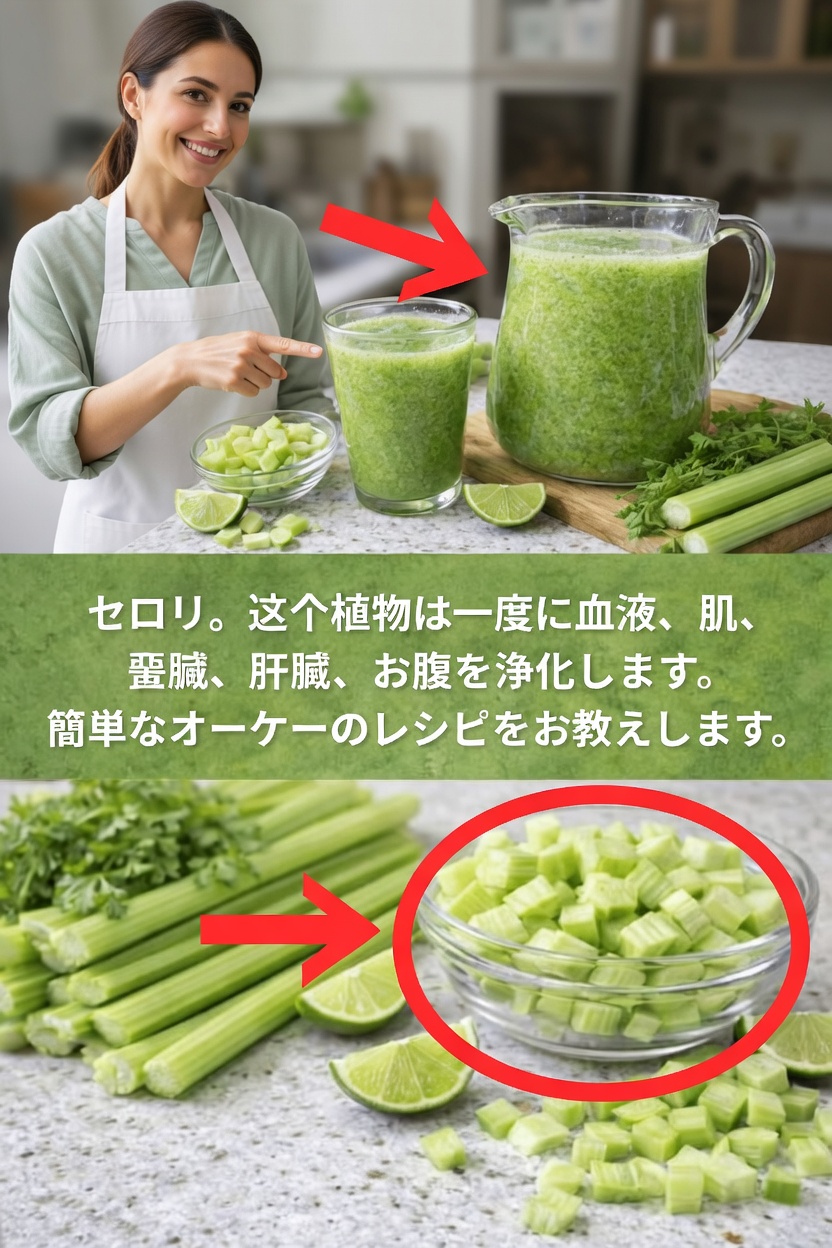 セロリジュースが体の自然な浄化プロセスをサポートする意外な方法とは