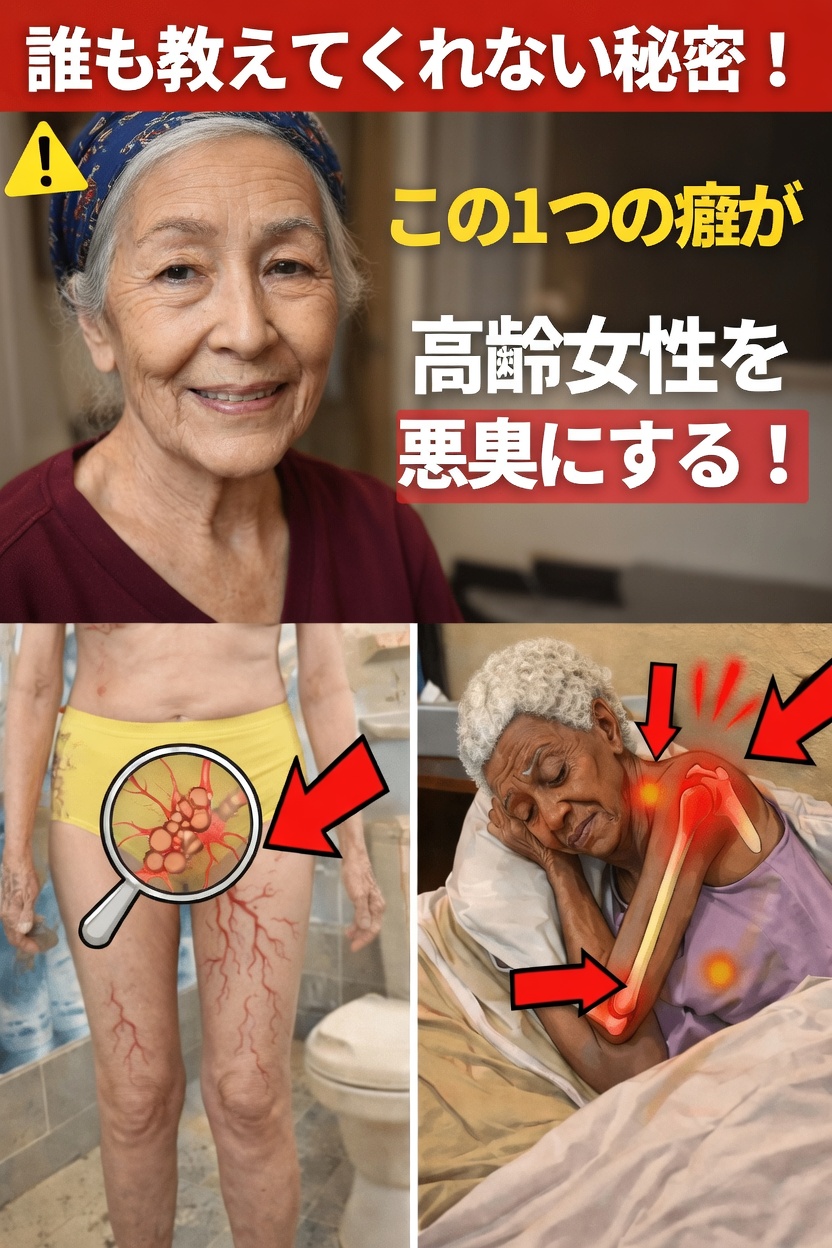 産婦人科医が警告：この1つの衛生習慣で高齢女性のニオイがさらに悪化する！