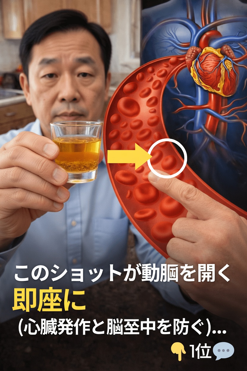 健康的な血流と心臓の健康をサポートする簡単な毎日のショット