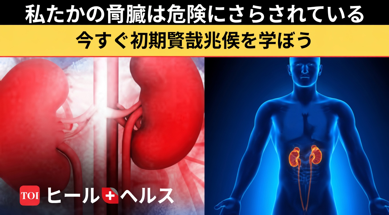 手遅れになる前に気づきたい！体に現れる腎臓病の危険サイン17選