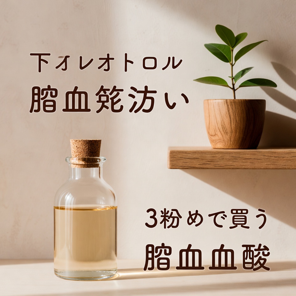 この3つの天然素材でコレステロールを下げ、血管をきれいにする方法