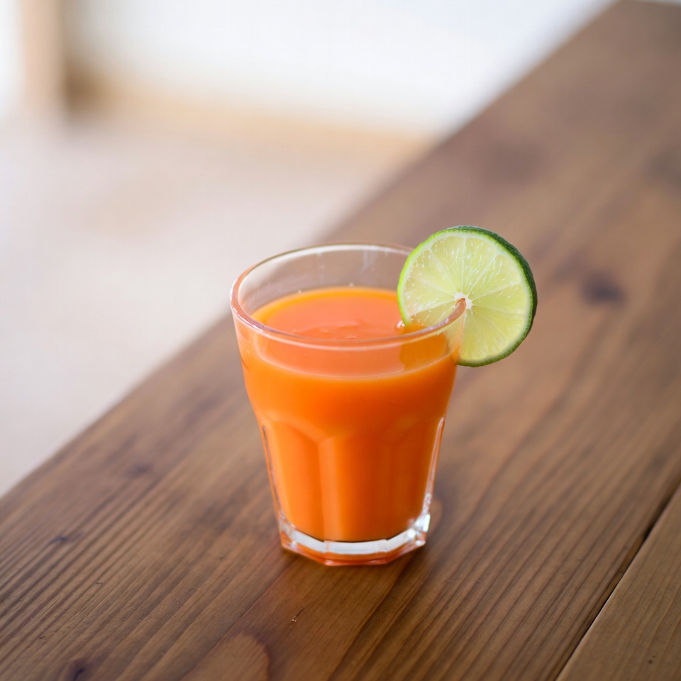 ニンジンとライムのジュースで叶える輝く美肌の秘密