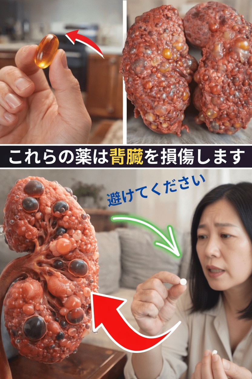 腎臓に害を与え、タンパク尿を悪化させる可能性のある一般的な薬10選