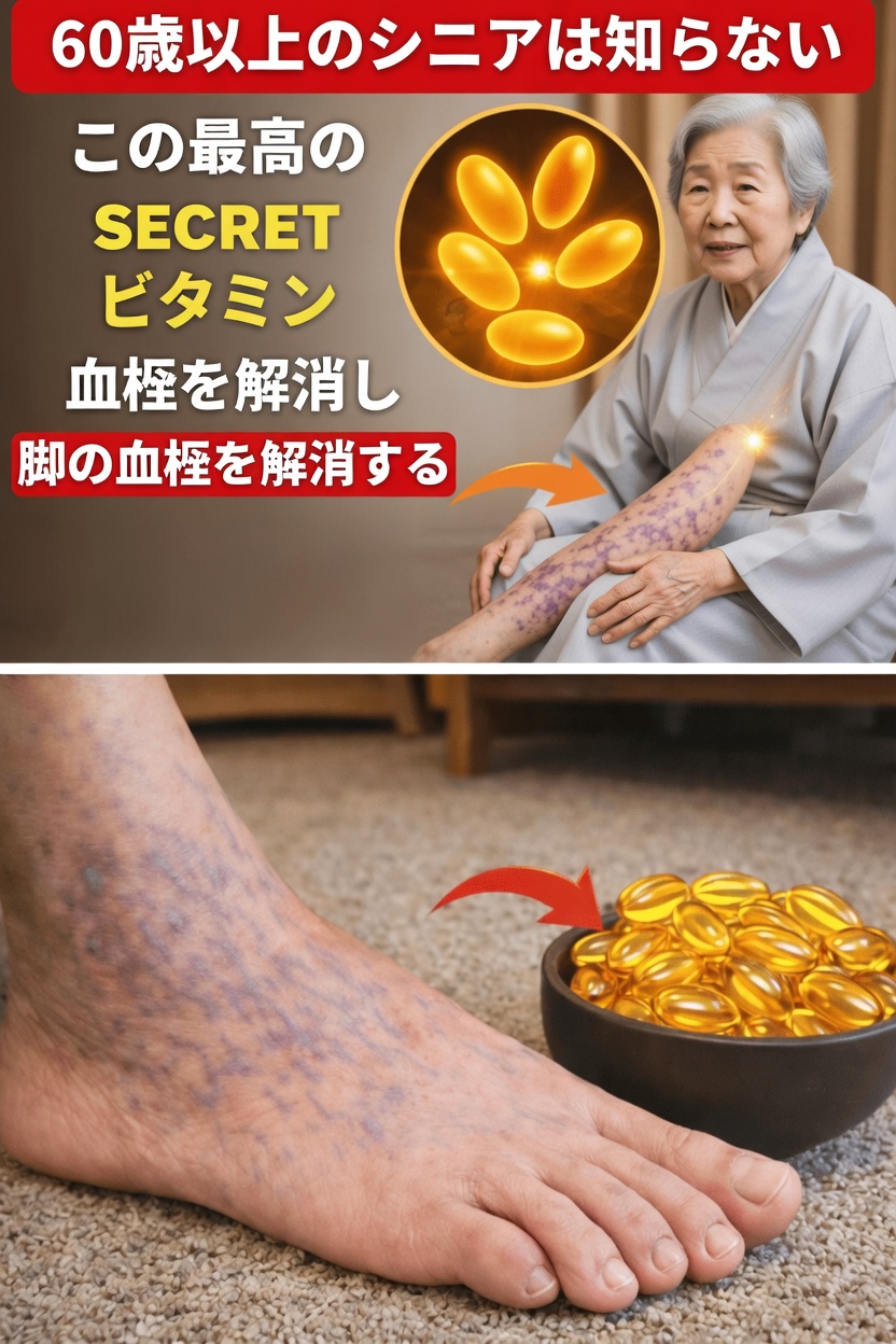 60歳以上の大人の脚の快適さと筋力をサポートする可能性のあるビタミン3選