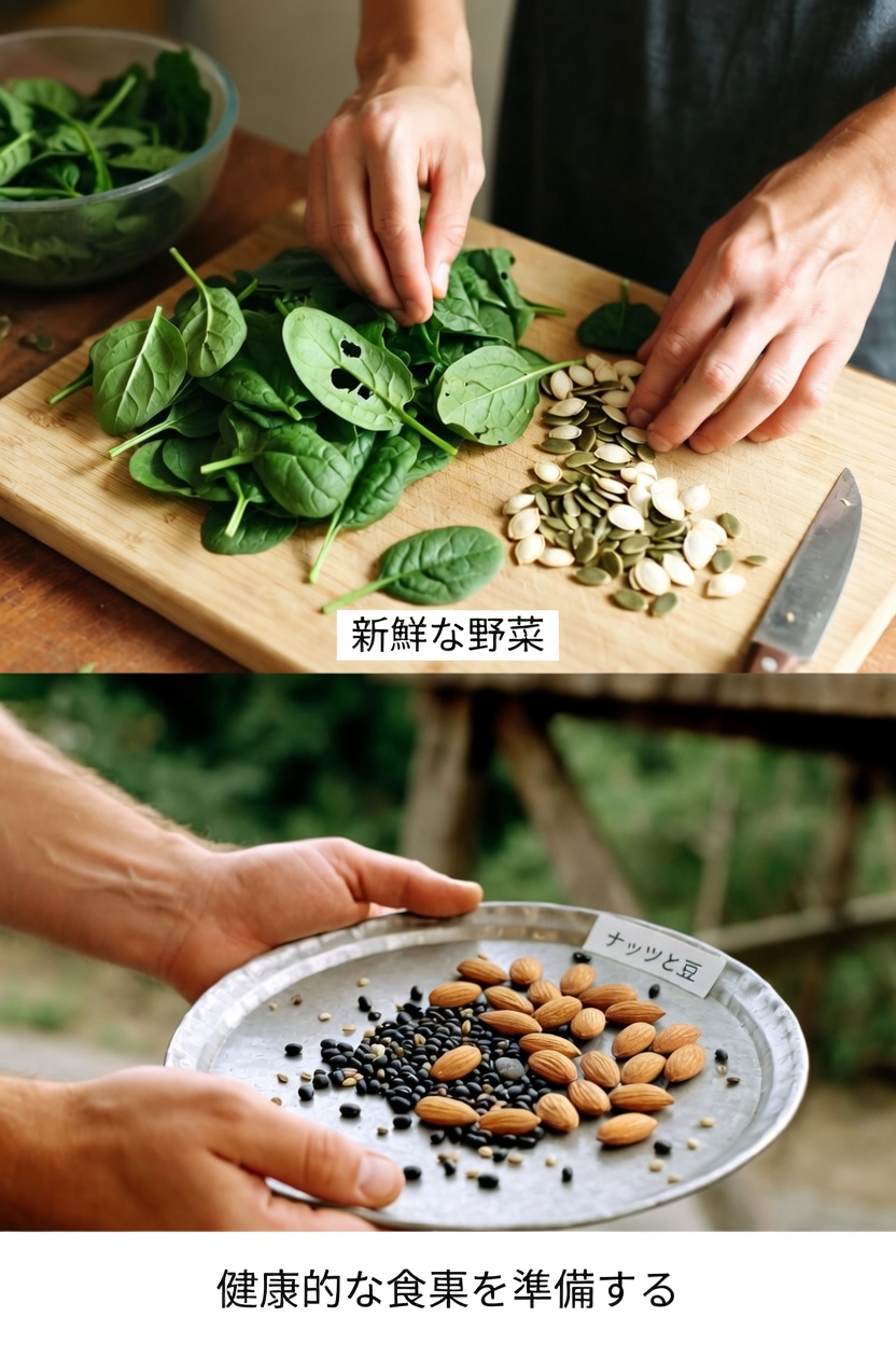 60代・70代以降の筋肉の健康をサポートする可能性のあるマグネシウム豊富な食品トップ5