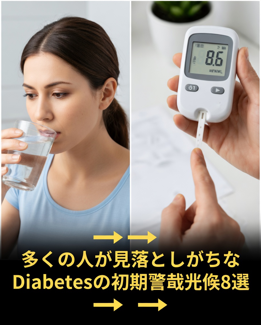 日常生活と習慣の中で多くの人が見落としがちな糖尿病のさりげないサイン11選