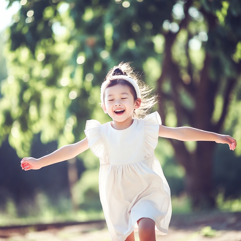 歩けなかった彼女が、今では小さな女の子のように走り回っています!