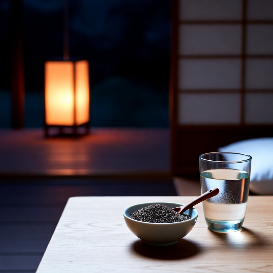 夜にチアシードを1週間食べ続けてみて、あなたの身に何が起こるか見てみよう! 🌙✨