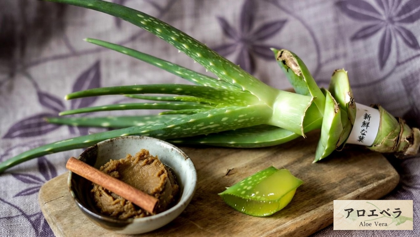 アロエベラとシナモンの可能な効果：日々の健康と目の快適さのために