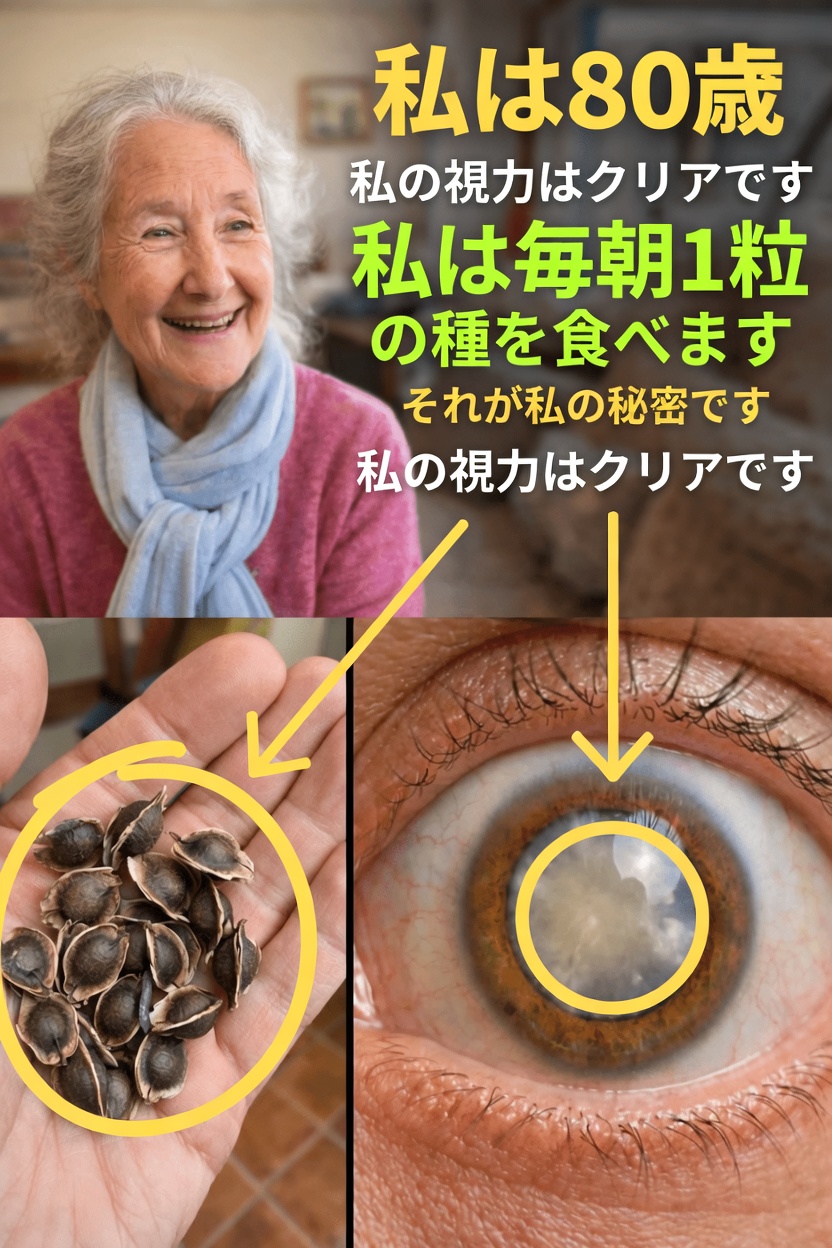 90歳を過ぎても?毎朝この3つの種を食べて目と脳の力を高めよう