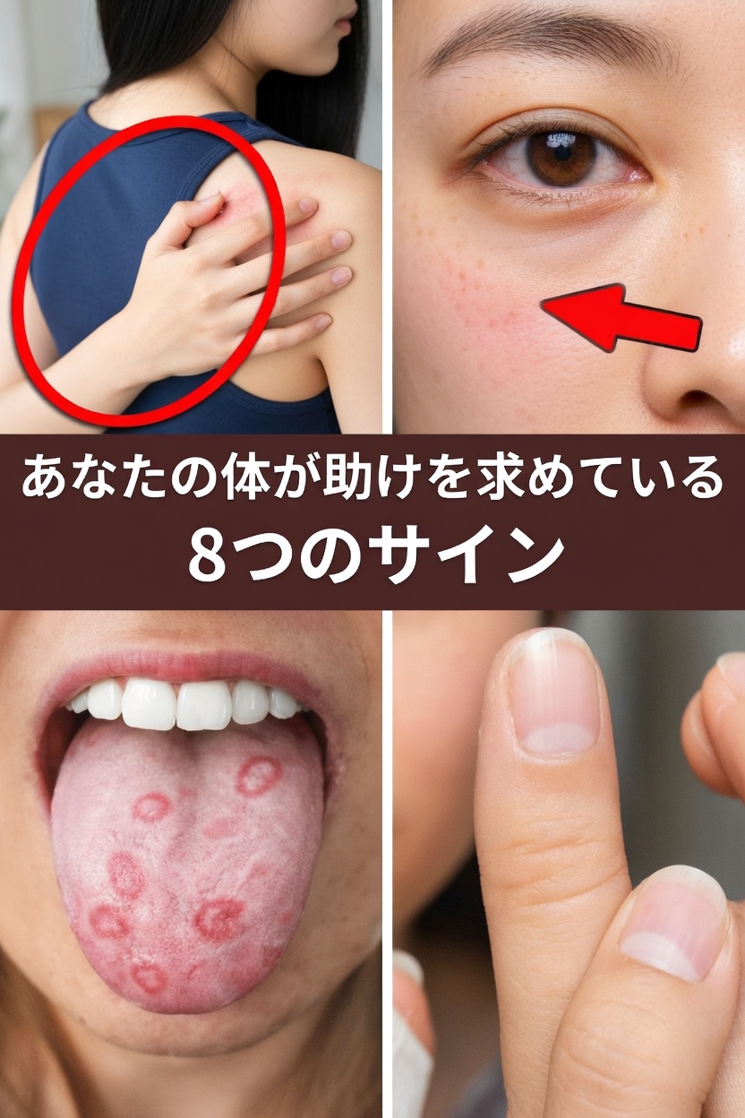 あなたの体がもっと注意とケアを求めているかもしれない驚きのサイン8つ