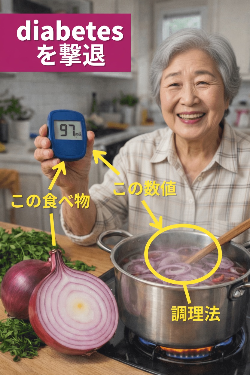 血糖値の健康維持を支える赤タマネギの可能性の探求