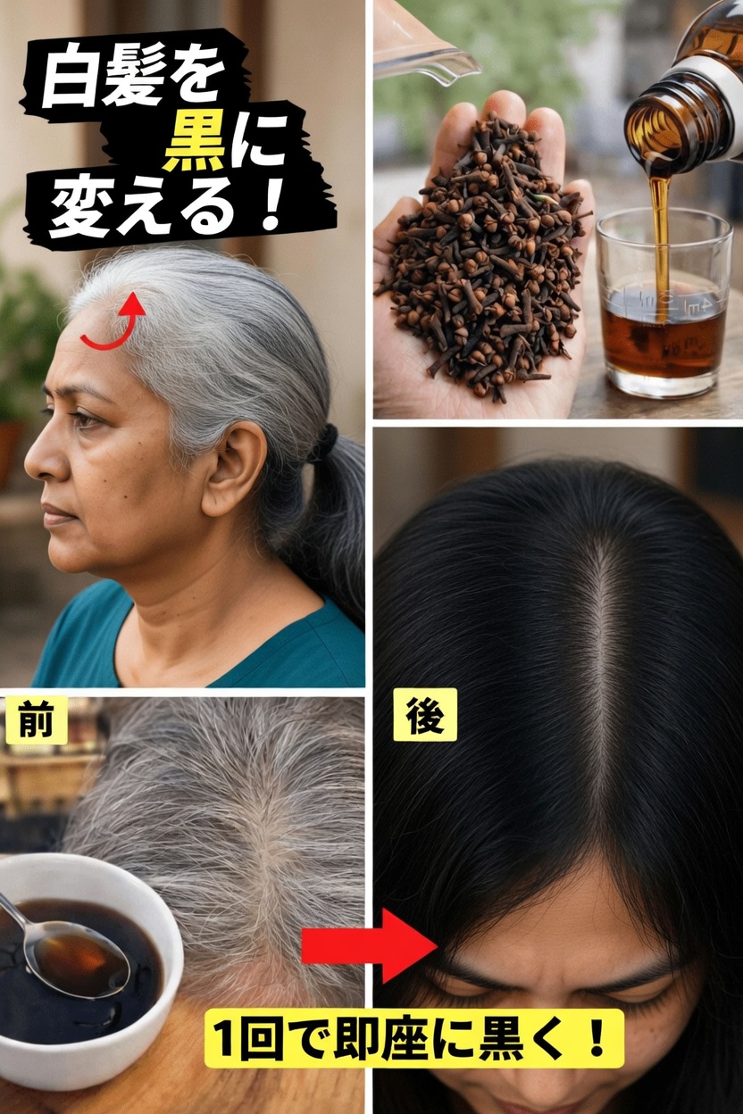 加齢とともに若々しい髪を保つクローブの可能性を発見する