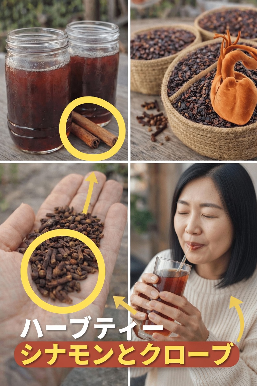 シナモンとクローブ入りハイビスカスティーの意外な健康効果を発見
