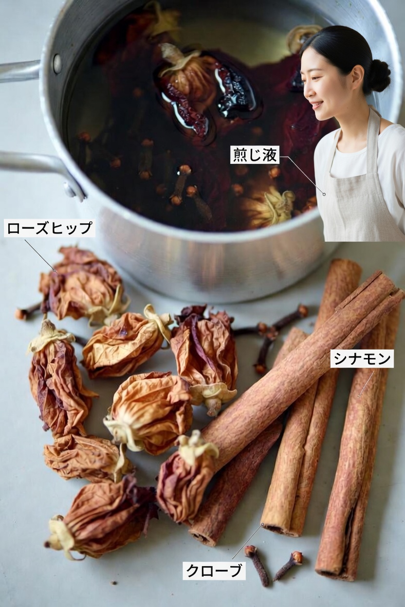 シナモンとクローブ入りハイビスカスティーの意外な健康効果を発見