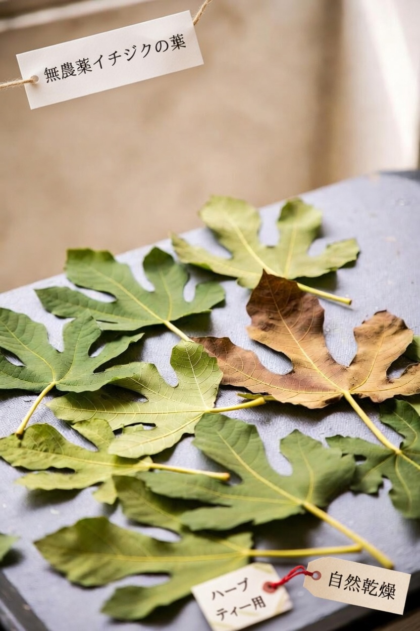 イチジクの葉に隠された力：一度は試してみたいシンプルなハーブティー