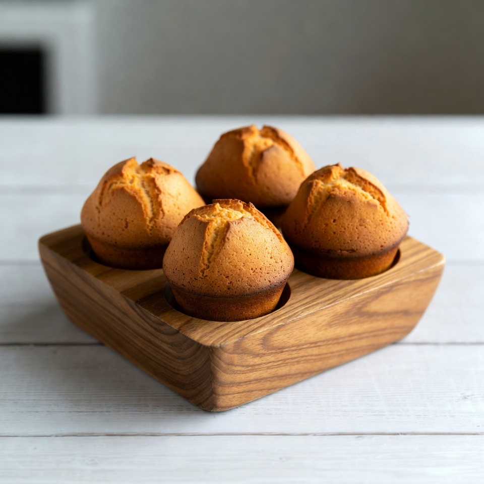 2分でオーブンへ!マフィンの準備完了