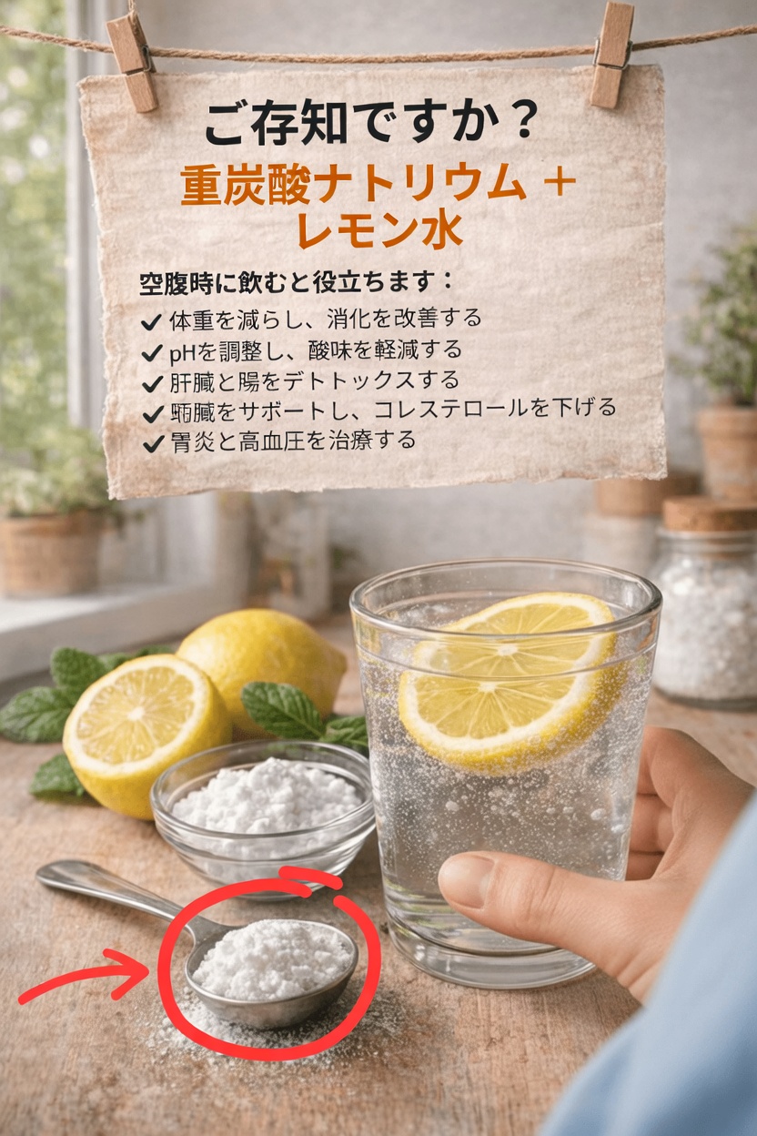 重曹とレモン水の朝の習慣を見つけよう:知っておくべきこと