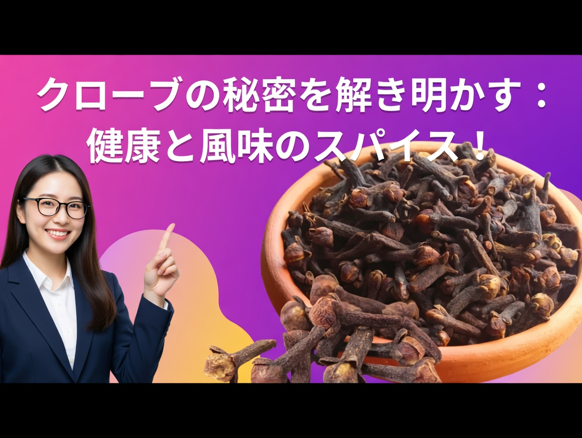 クローブウォーターを1か月間飲み続けると起こる5つのこと