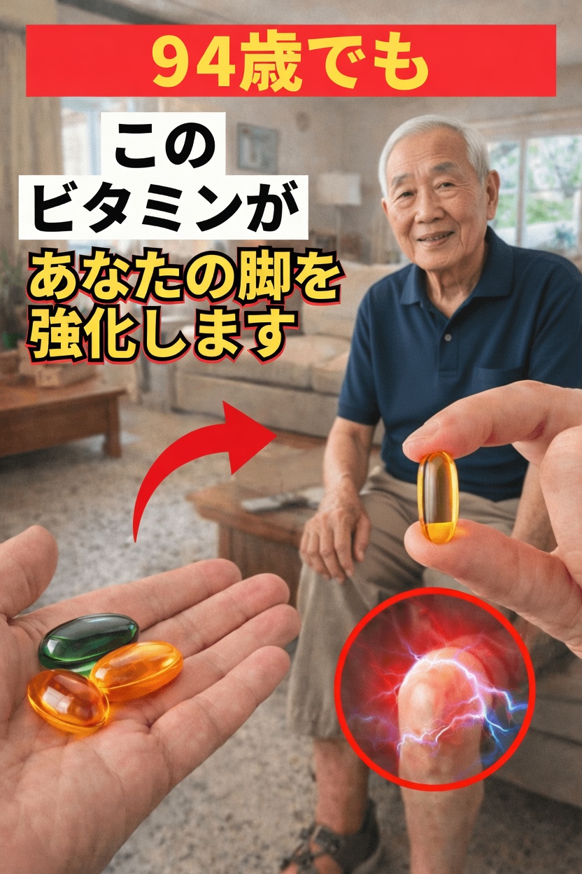 朝の脚のこわばりに悩んでいませんか？加齢とともに不足しがちな3つの重要な栄養素