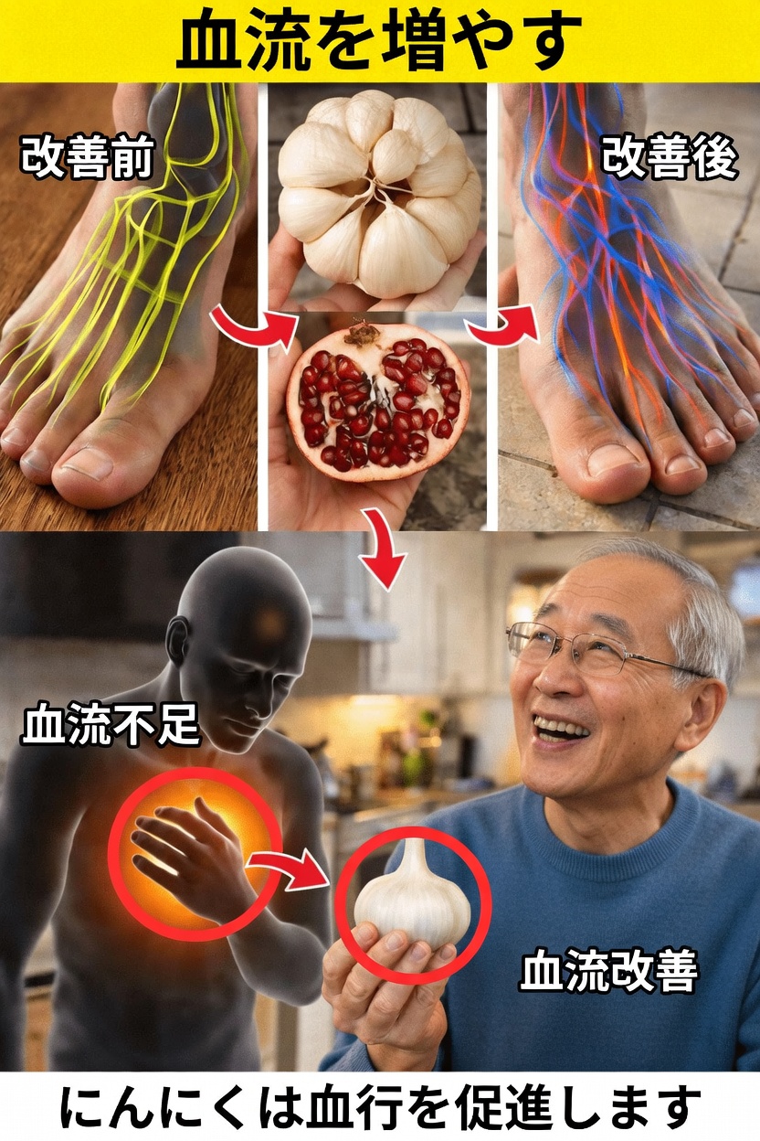 血液循環の健康を自然にサポートしてくれるかもしれないシンプルな食品14選