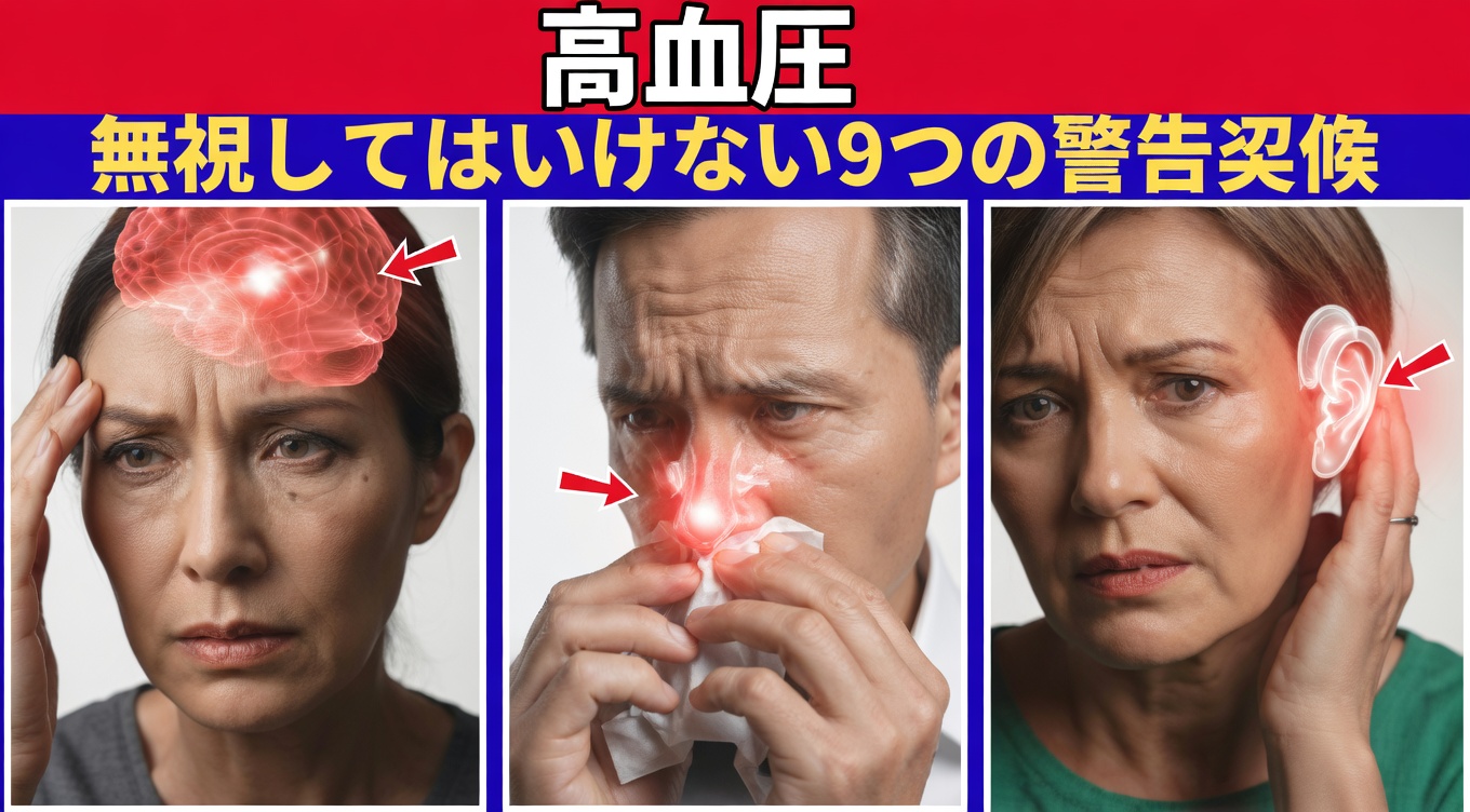 高血圧の可能性を示す意外な9つのサイン――今すぐ注意すべき理由