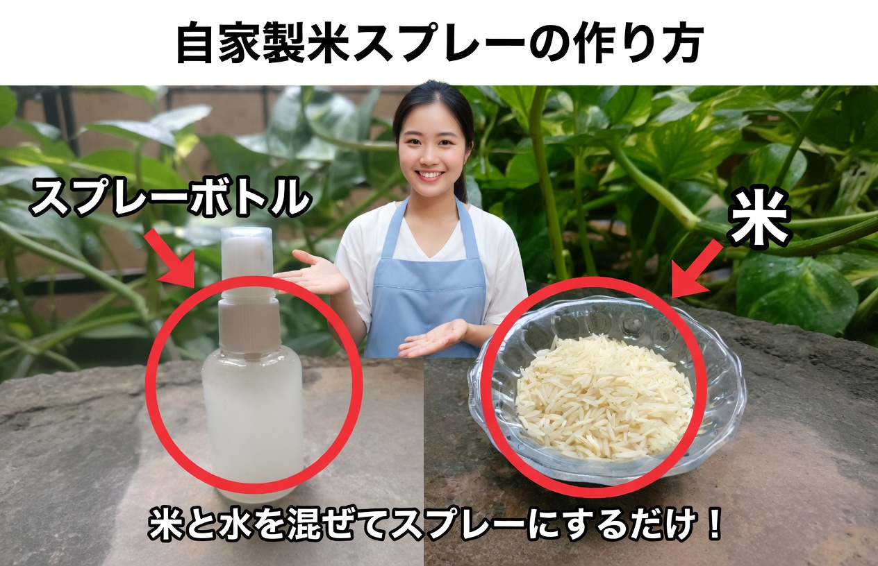 米のとぎ汁で髪を育てる ― 米のとぎ汁で髪を太く