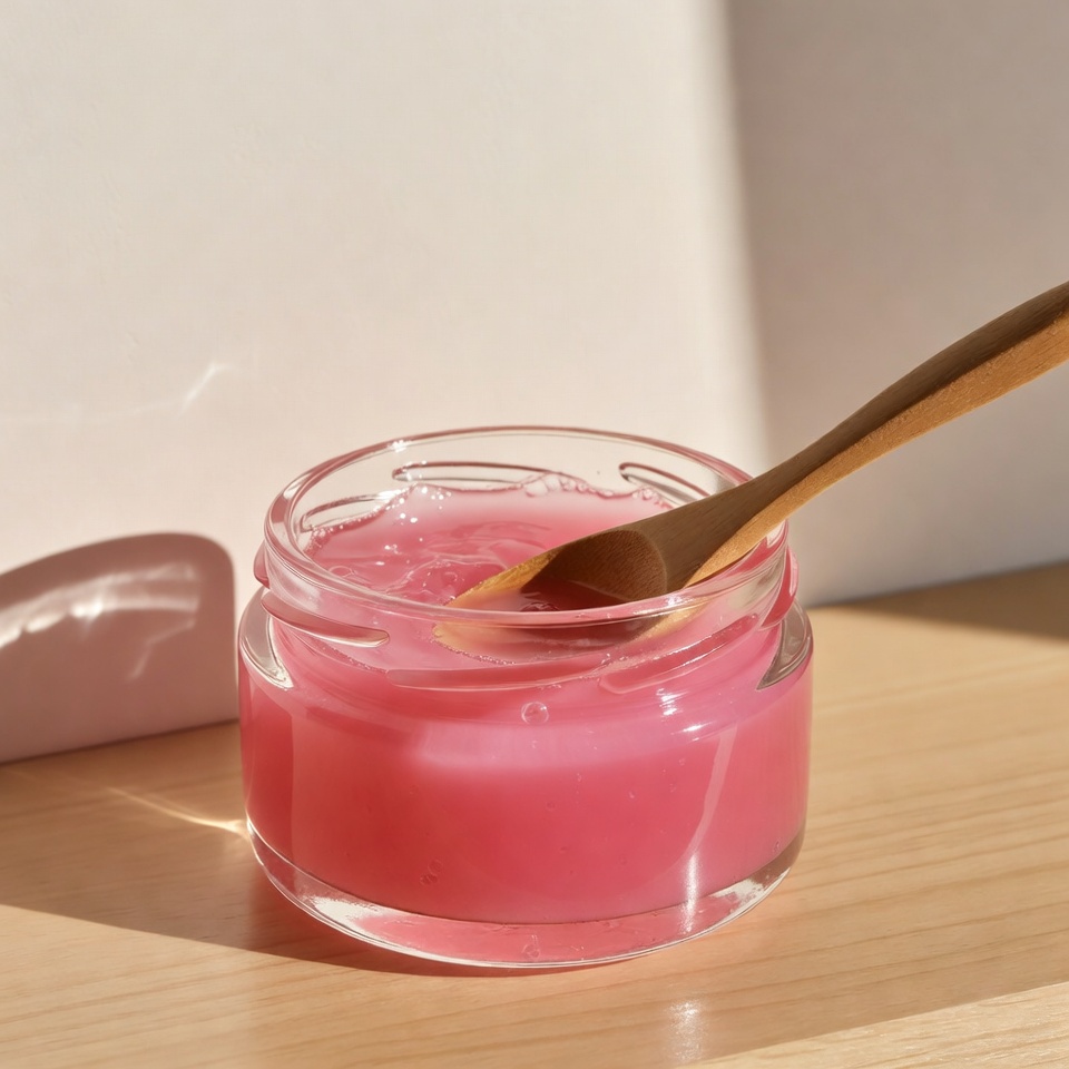 透明肌のためのビートルートフェイスジェル ― バラ色のほおとピンクに上気した素肌へ