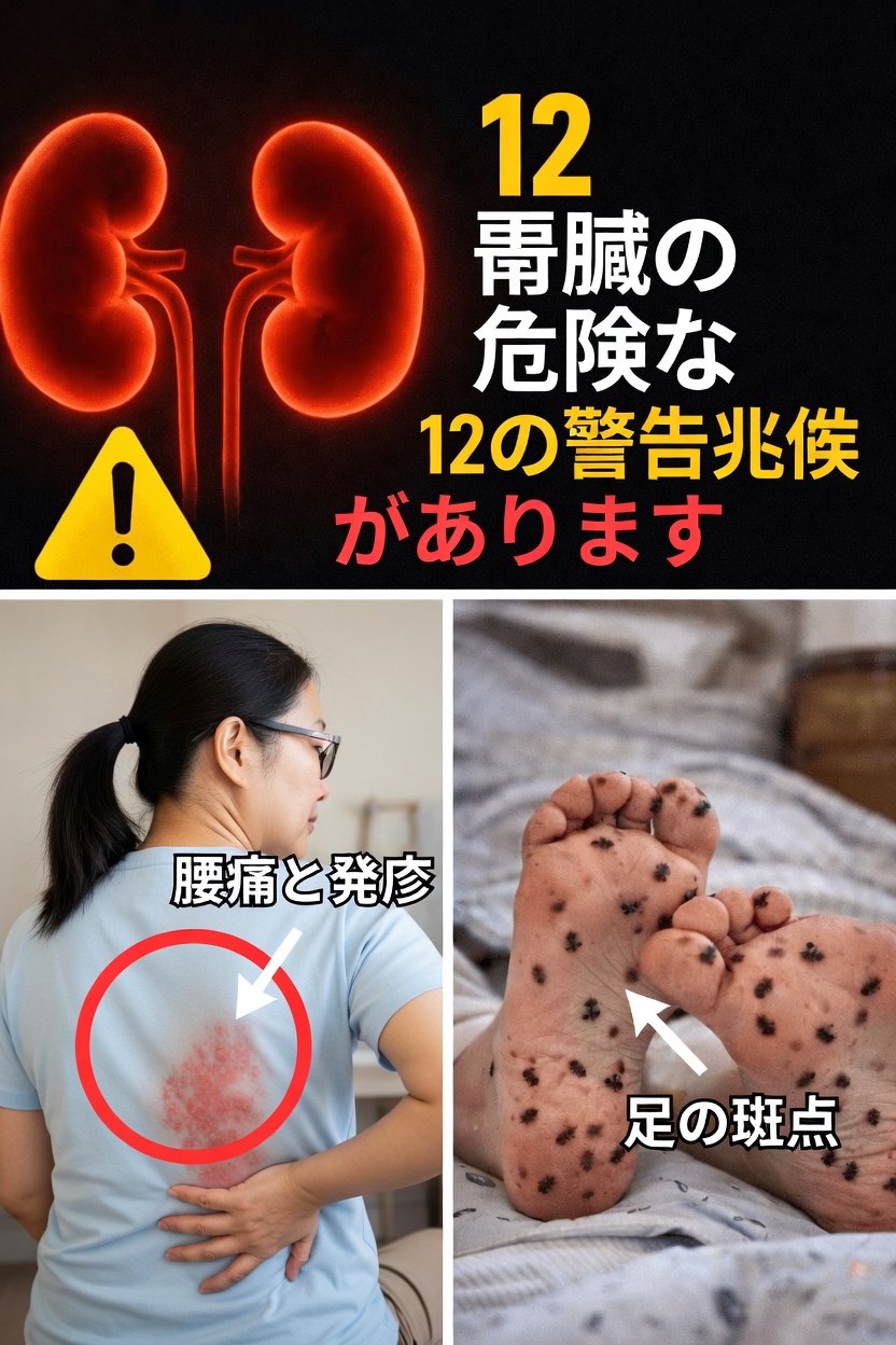 そのさりげないサイン、腎臓のケアが必要だという合図かも？