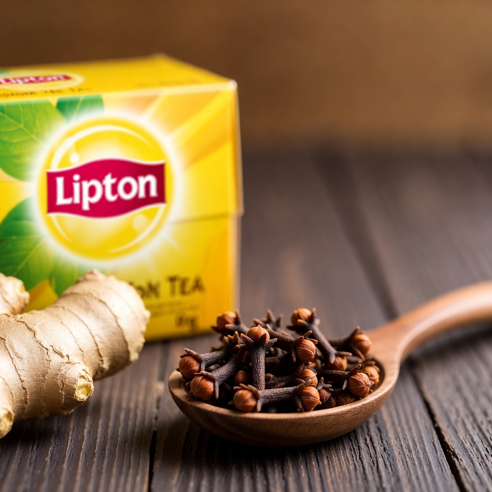 クローブ、生姜、リプトンティー:金に値する健康増進トリオ