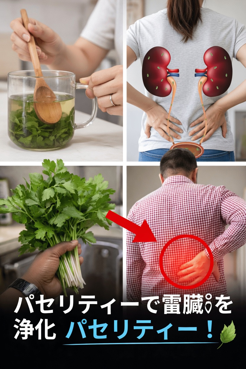 パセリとセロリの意外な役割:腎臓の健康を自然にサポートする方法