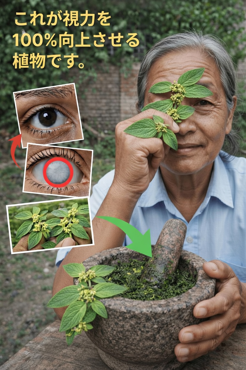 この身近な雑草を侮るな！ビッグリーフ・ミルクウィードが果たす、目の不快感を和らげる伝統療法での意外な役割