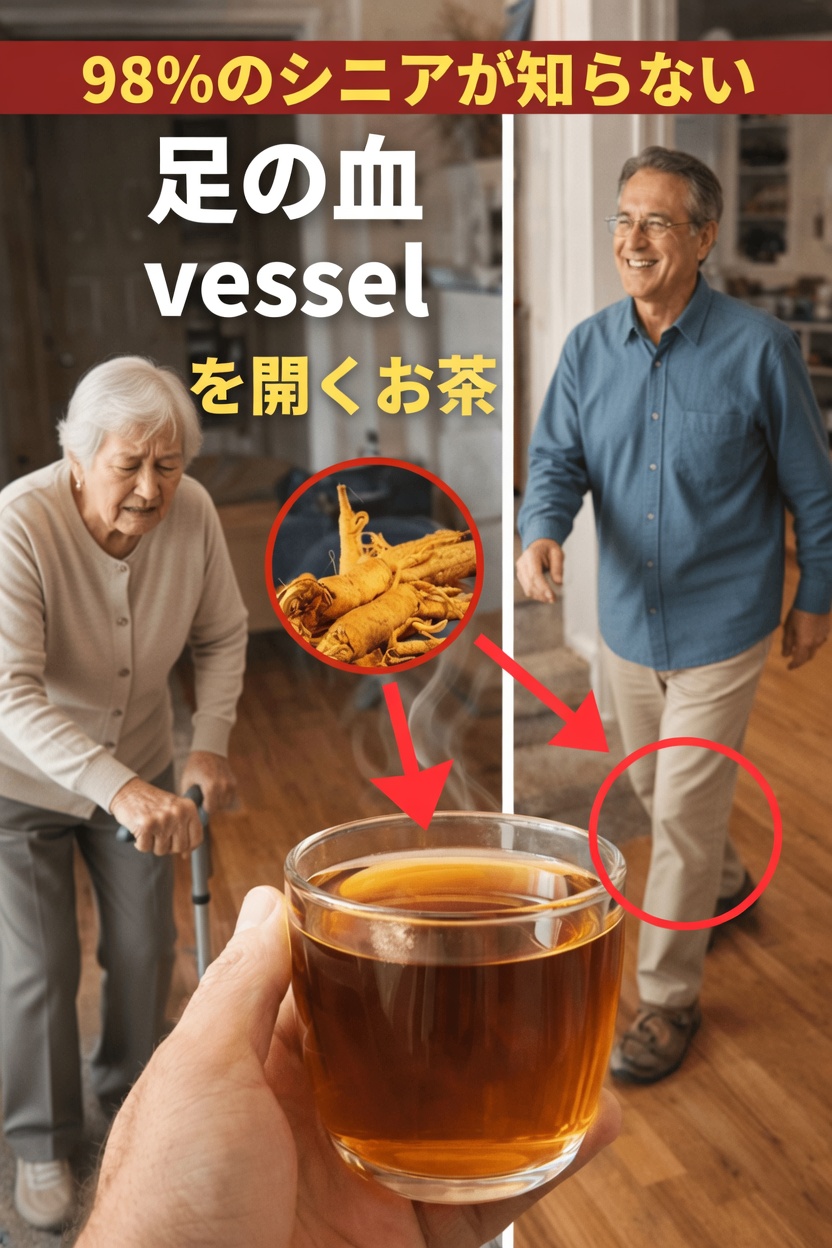 60歳からの毎日ウォーキングに：血行をサポートし、足取りを強くする3つのハーブティー