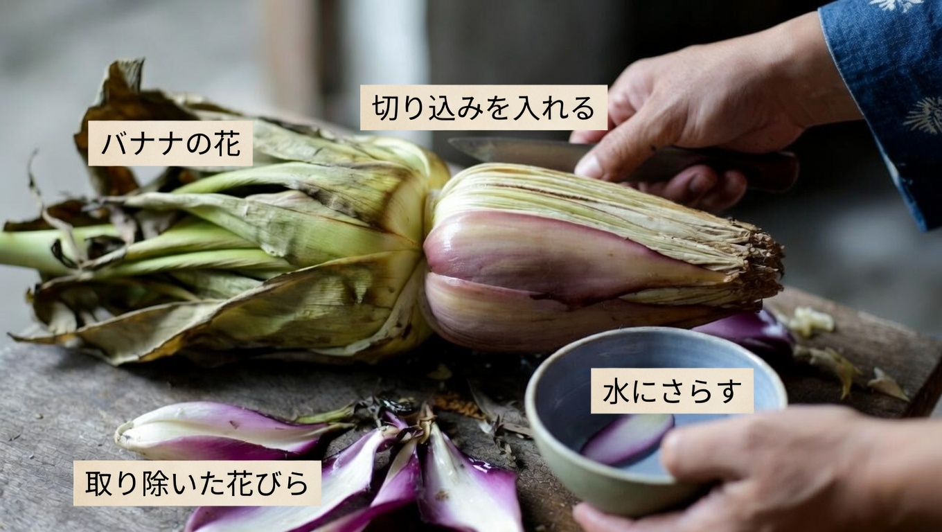 バナナの花の栄養的可能性の探究：伝統食材への現代的関心