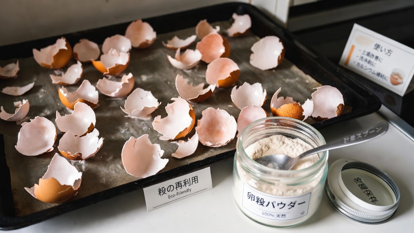 卵の殻を捨てる前にちょっと待って！日々の健康に役立つ簡単な活用術